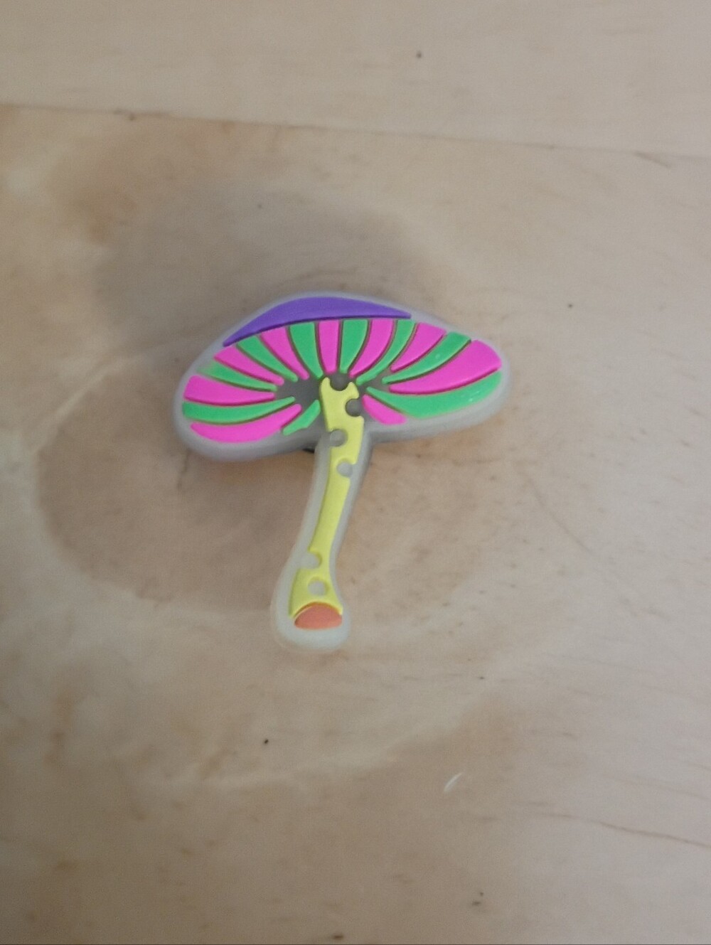 10 for $10 Jibbitz Croc Charm - Luminous Multicolored Mushroom - Glow in Dark